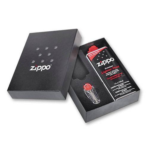 Подарочная коробка Zippo (кремни + топливо Подарочная коробка Zippo (кремни + топливо