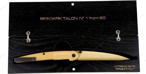 365 Extrema Ratio Складной ножBF3 Dark Talon Gold Limited 365 Extrema Ratio Складной ножBF3 Dark Talon Gold Limited