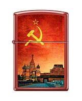  зажигалка ZIPPO Красная Москва