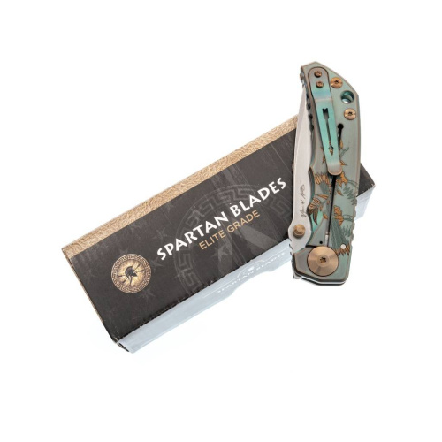 Складной нож Spartan Blades Harsey Folder God & Country фото 11