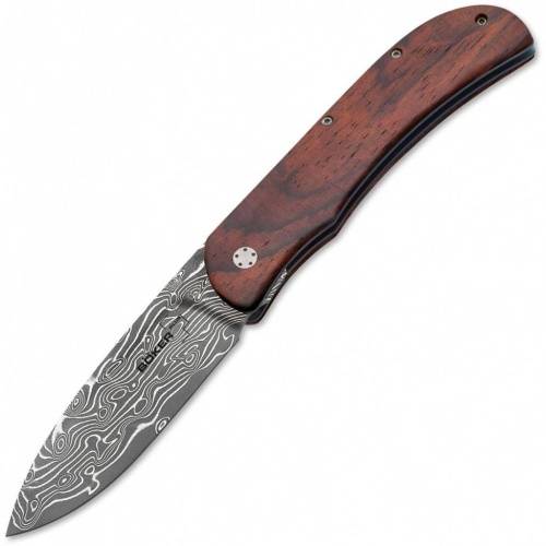 3810 Boker Plus Exskelibur I Damascus Cocobolo