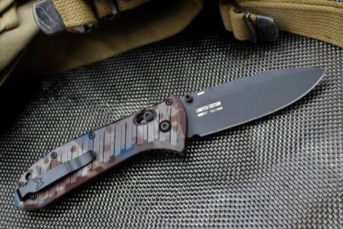 5891 Benchmade 570BK-1801 Presidio II Rustic Butterfly Camo Limited Edition фото 8