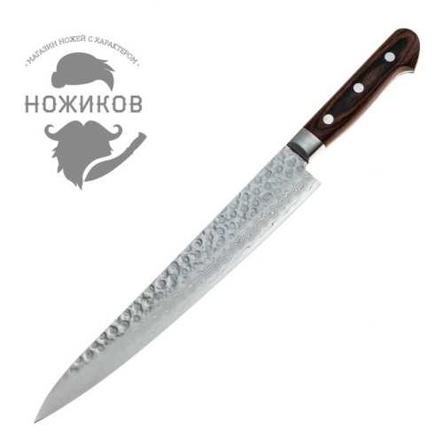 2011 Sakai Takayuki Нож Слайсер (для тонкой нарезки) 240 мм фото 11