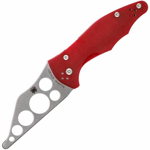 5891 Spyderco Yojimbo 2 Red Trainer - 85TR2 фото 4