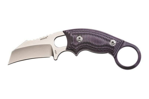 3810 Hogue EX-F03 Stone-Tumbled Hawkbill Blade 3810 Hogue EX-F03 Stone-Tumbled Hawkbill Blade