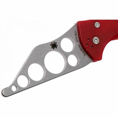 5891 Spyderco Yojimbo 2 Red Trainer - 85TR2 фото 7