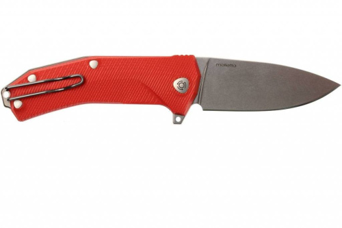 Складной нож Lion Steel KUR OR G10 Orange Flipper фото 20