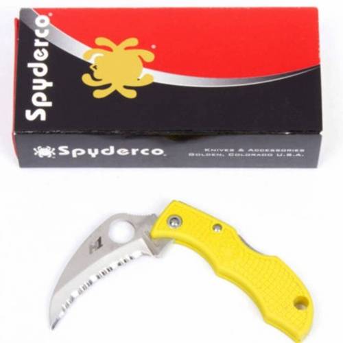 147 Spyderco Ladybug 3 Salt - LYLS3HB фото 11