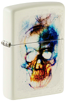  зажигалка ZIPPO Skull Design с покрытием Glow In The Dark Green