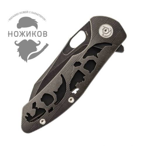 5891 ch outdoor knife CH3515 Black фото 8