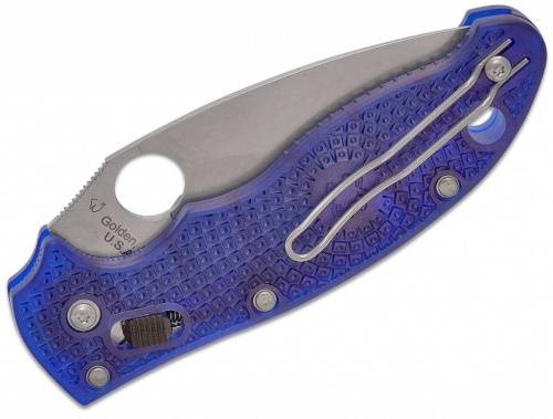 5891 Spyderco Manix 2 Lightweight Blue 101PBL2 фото 3