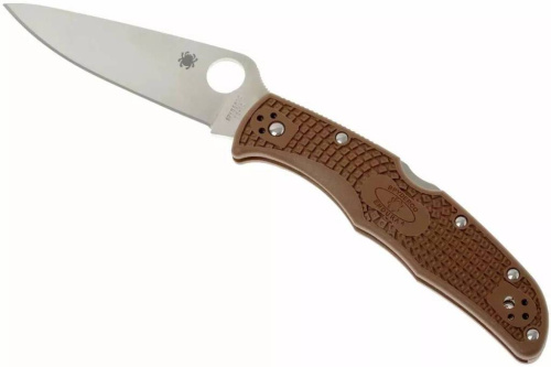 Складной нож Spyderco Endura Flat Ground Brown Складной нож Spyderco Endura Flat Ground Brown