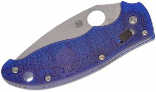 5891 Spyderco Manix 2 Lightweight Blue 101PBL2 фото 11