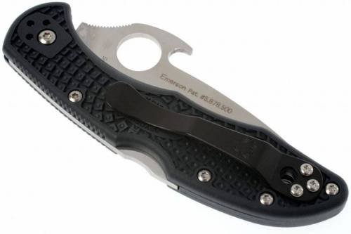 5891 Spyderco Delica 4 Emerson Wave Opener® 11PGYW фото 4