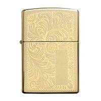 Зажигалка ZIPPO Venetian® с покрытием High Polish Brass