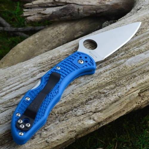 5891 Spyderco Delica 4 Flat Ground - 11FPBL фото 17