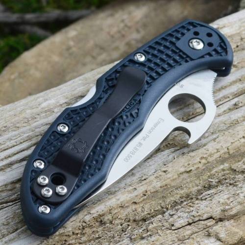 5891 Spyderco Delica 4 Emerson Wave Opener® 11PGYW фото 10