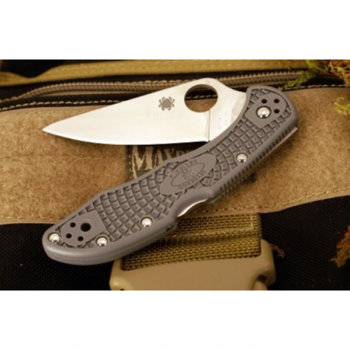 Складной нож Spyderco Delica 4 Flat Ground - 11FPGY фото 15
