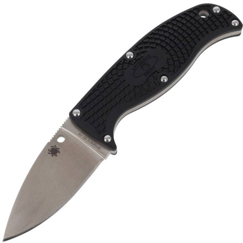 236 Spyderco Нож с фиксированным клинком Enuff Leaf-shapedFB31PBK 236 Spyderco Нож с фиксированным клинком Enuff Leaf-shapedFB31PBK