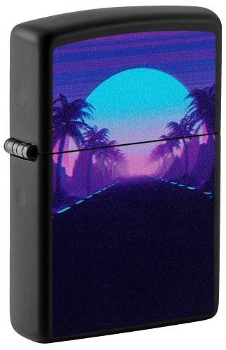 321 ZIPPO  ZIPPO Sunset Blackпокрытием Black Light