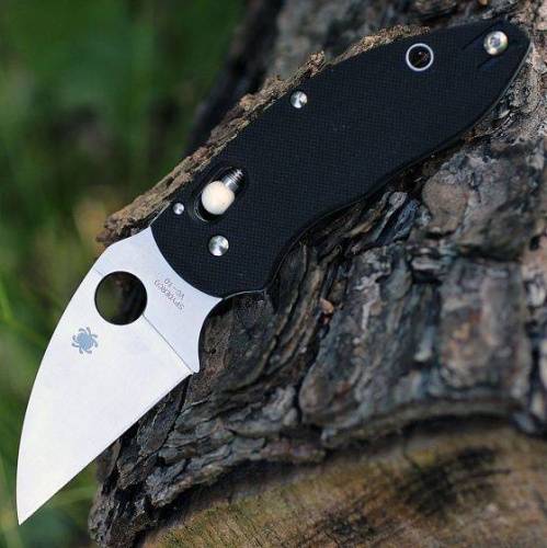 5891 Spyderco Q BALL BLACK C219GP фото 8