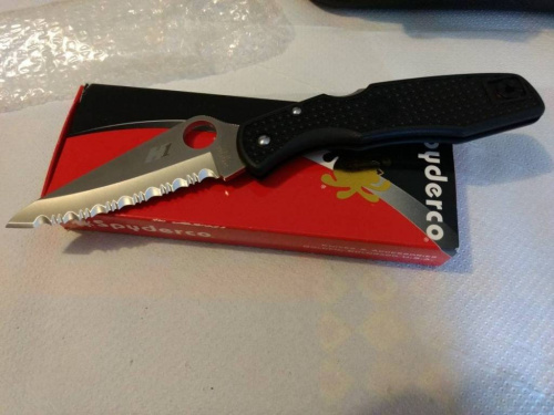Складной нож Spyderco Pacific Salt 91SBK фото 4 Складной нож Spyderco Pacific Salt 91SBK фото 4