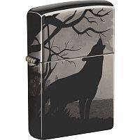 Зажигалка ZIPPO Classic с покрытием Black Ice