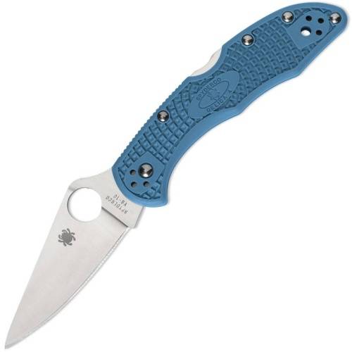 5891 Spyderco Delica 4 Flat Ground - 11FPBL