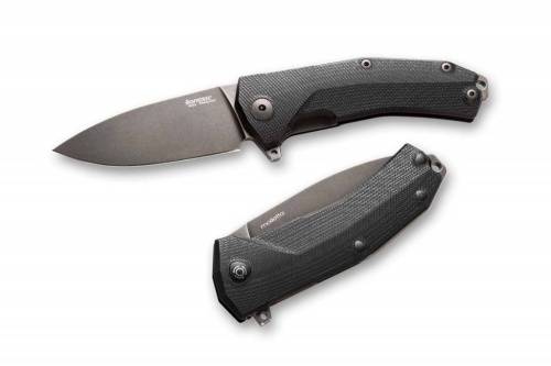 5891 Lion Steel KUR BBK G10 Black Flipper фото 8