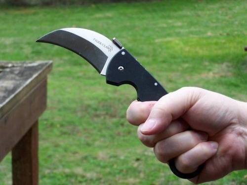 3810 Cold Steel Tiger Claw Karambit 22KF фото 10