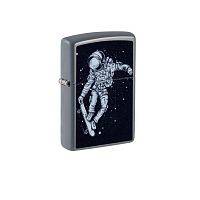 Зажигалка ZIPPO Skateboarding Astronaut с покрытием Flat Grey