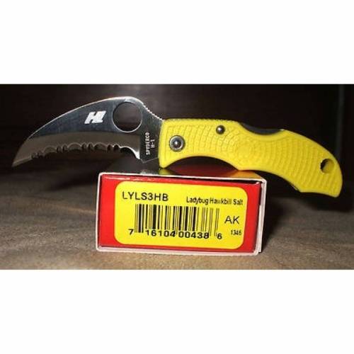 147 Spyderco Ladybug 3 Salt - LYLS3HB фото 12