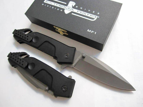 56 Extrema Ratio Складной нож MF1 Black With Belt Cutter фото 7 56 Extrema Ratio Складной нож MF1 Black With Belt Cutter фото 7